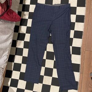 Perry Ellis slim stretch 34x30 plaid pants